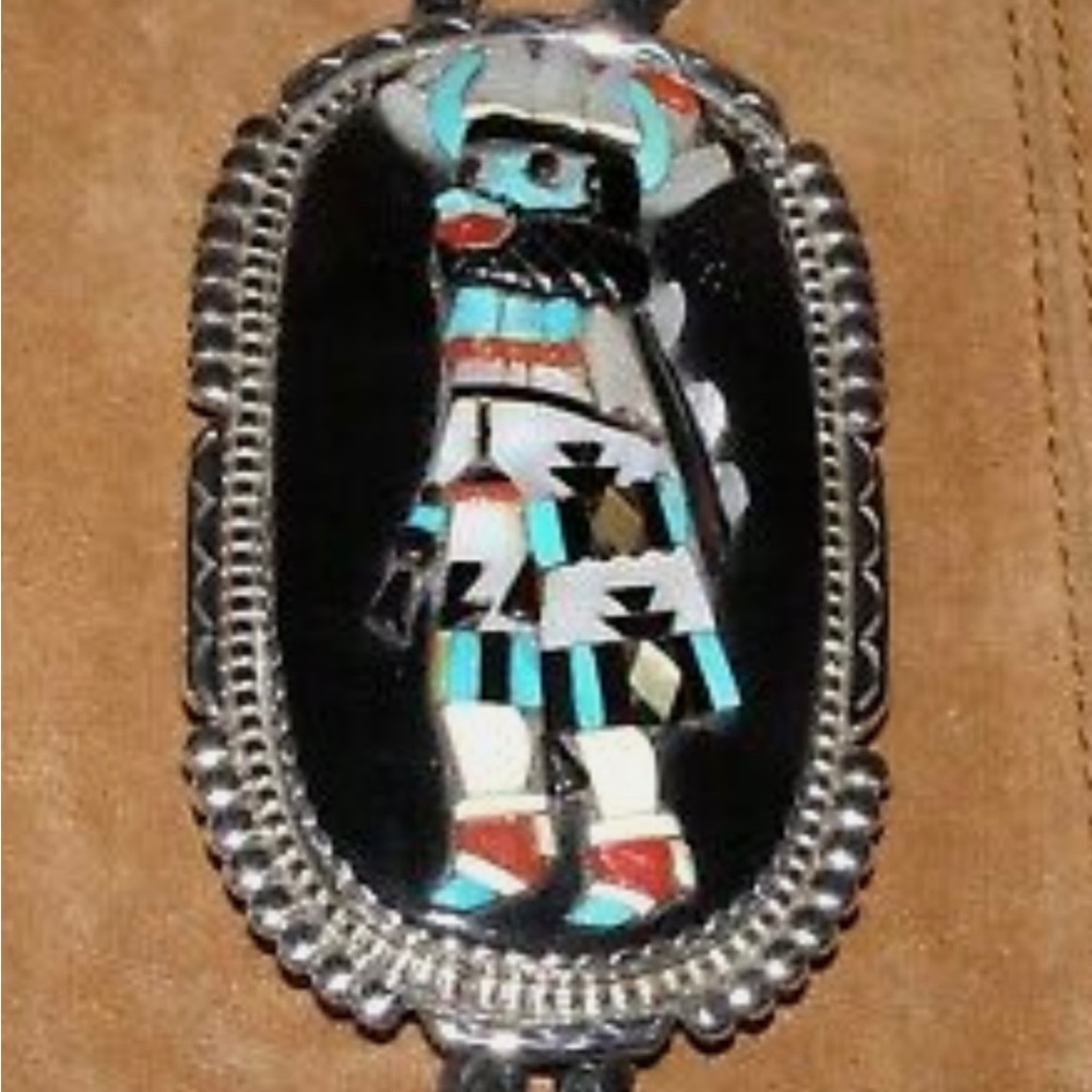 Vintage Beverly & Augustine Pinto Mudhead Bolo - Picture 16 of 16